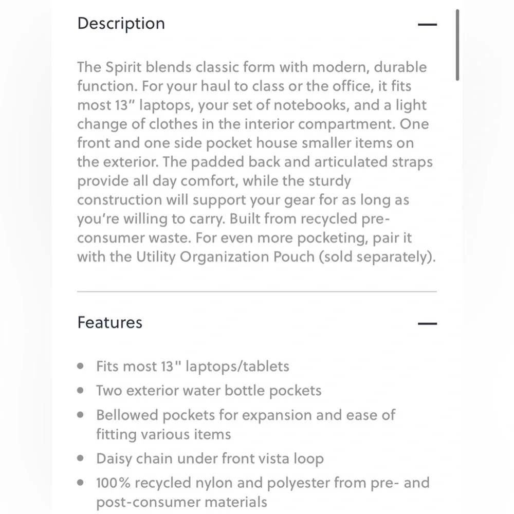 Timbuk2 compact backpack